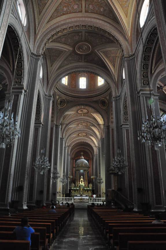 Interior da Catedral de Morelia, no México